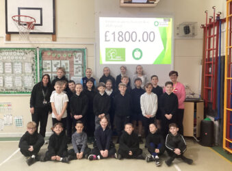 Group of adults and children