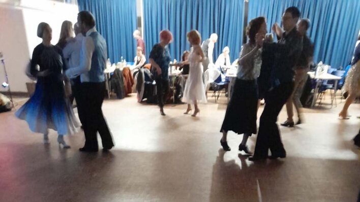 Adults dancing