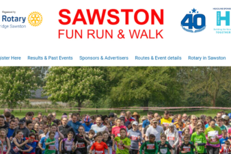 Sawston Fun Run & Walk Poster