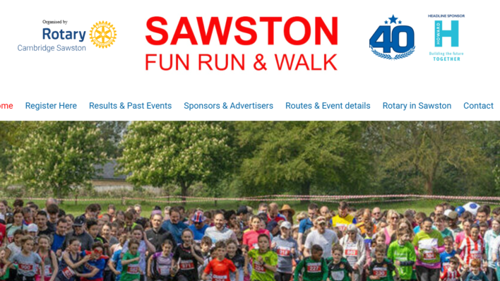 Sawston Fun Run & Walk Poster