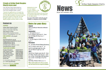Arthur Rank Hospice Charity Summer Newsletter 2026