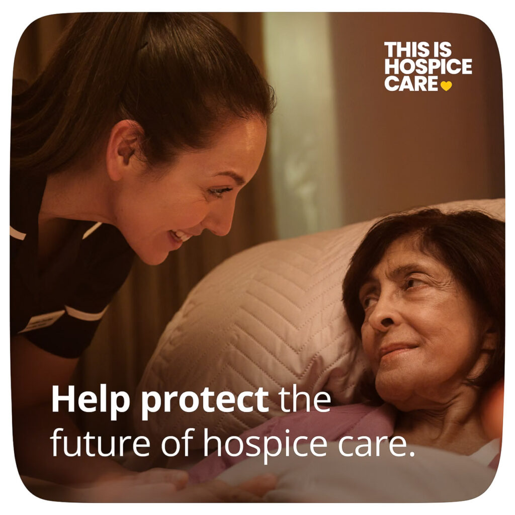 Nurse and female in the bed