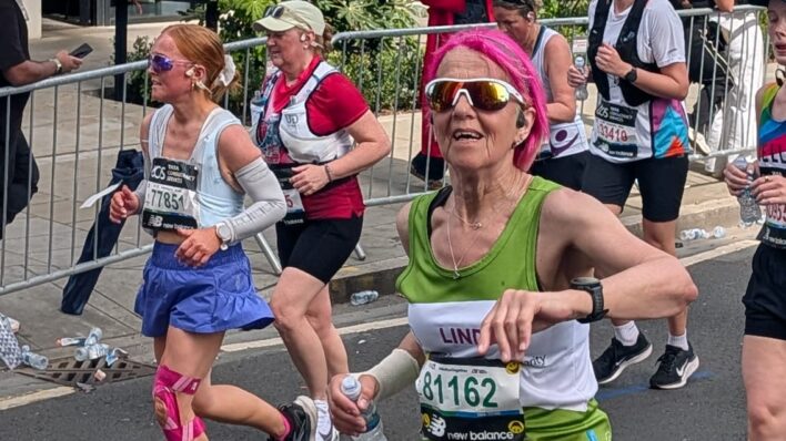 Female running