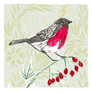 Golden Leaves - Pack of 10 Christmas Cards & Envelopes