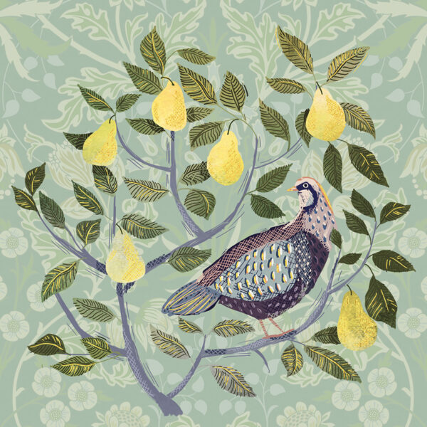 In A Pear Tree - Pack of 10 Christmas Cards & Envelopes