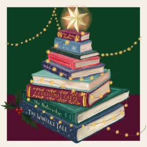 Books - Pack of 10 Christmas Cards & Envelopes