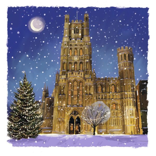 Ely At Christmas - Pack of 10 Christmas Cards & Envelopes