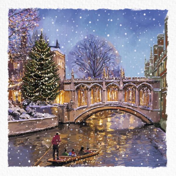 Cambridge At Christmas - Pack of 10 Christmas Cards & Envelopes